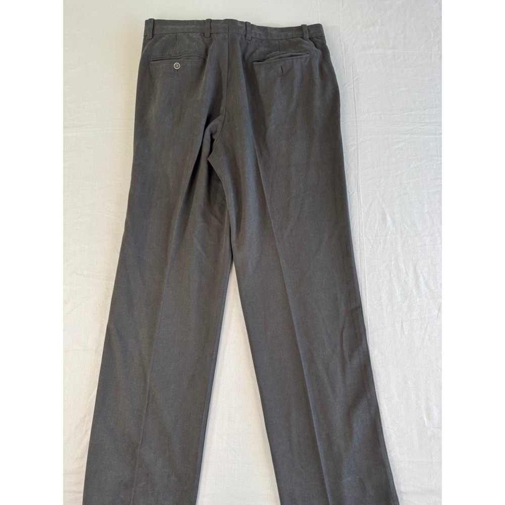 Tommy Bahama 90%Silk Blend Pants 34x34 Mens Dress Gray Summer‎ Beach Vacation - Picture 10 of 12